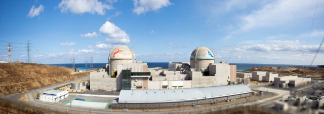 신한울1·2호기 전경. <한국수력원자력 제공>